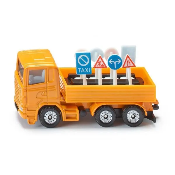 Siku – Lastwagen met verkeersteken