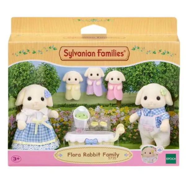 Sylvanian Families – Familie Bloemen Hangoor Konijn