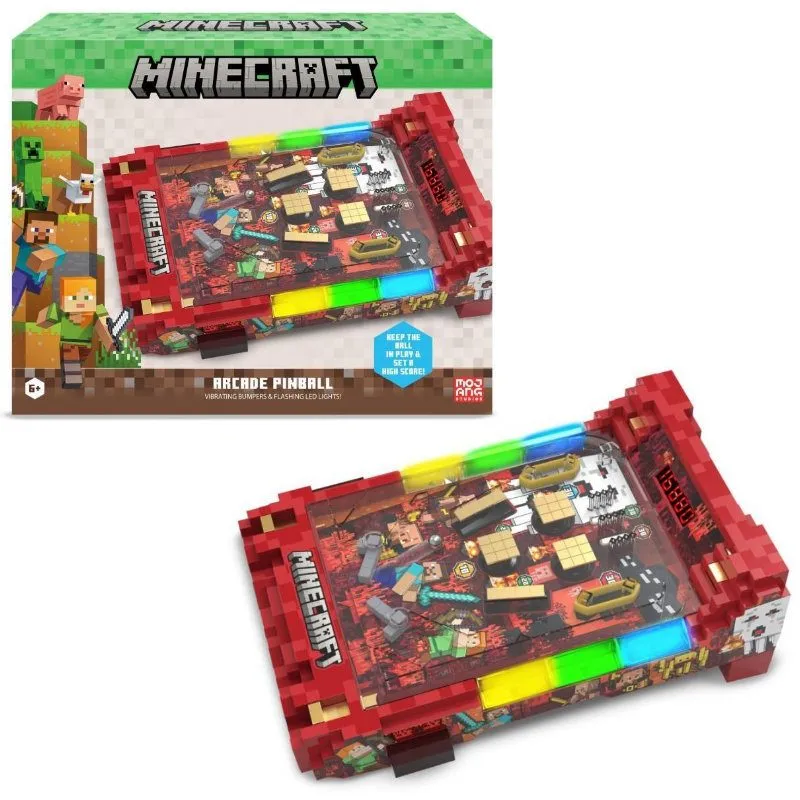 Minecraft -Electronic Arcade Pinball -Nether 27,6x40,6x14cm