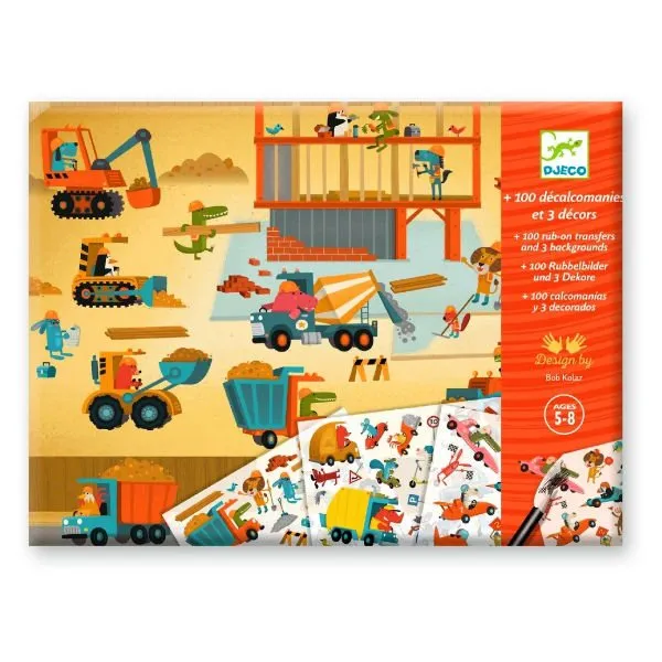 Djeco – Asfalt Transferstickers