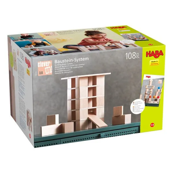 Haba – Blokken Bouwsteensysteem Clever-Up! 3.0 (108 delen)