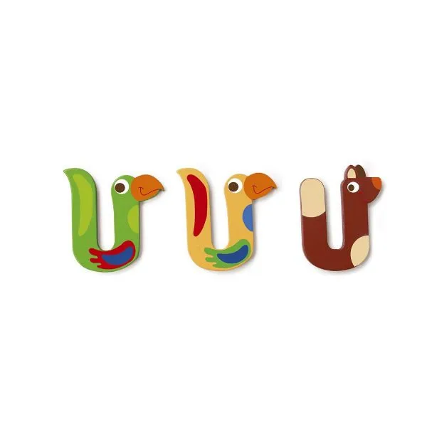 Scratch Houten letter U
