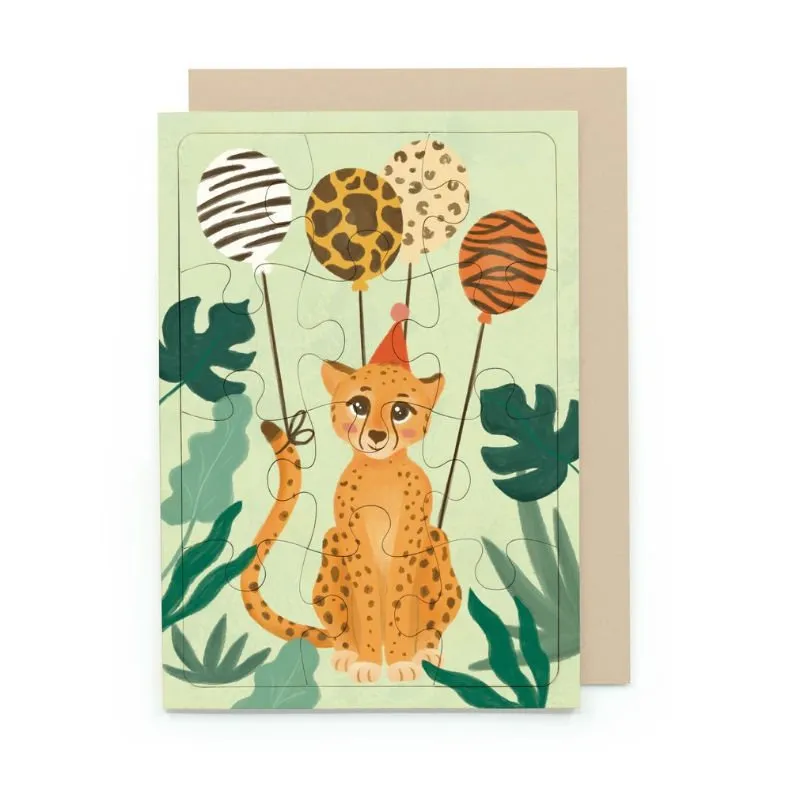Wenskaart – With Love & Pieces Puzzelkaart BLANCO