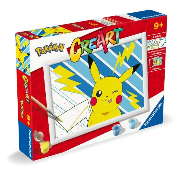 CreArt schilderen op nummer – Cheeky Pikachu