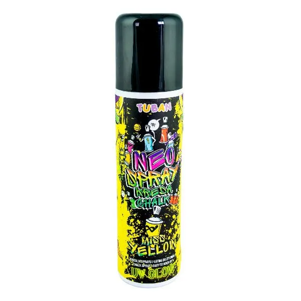 Tuban – Display Neo Chalk Spray 150 ml Geel
