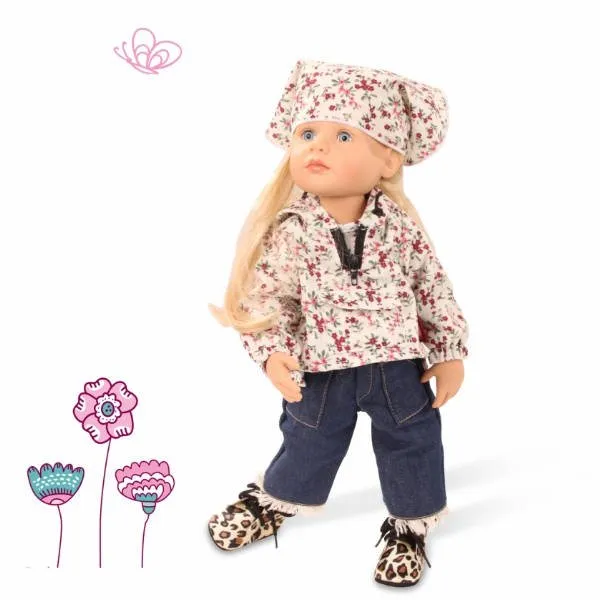 Götz – Little Kidz, Grete, blond haar, blauw ogen, 36 cm