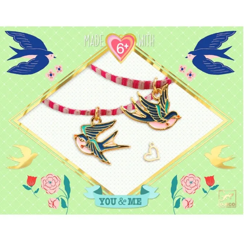 Djeco You & Me Armbandjes Maken Bird Ribbons