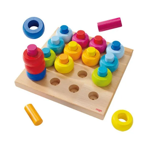 Haba – Opsteekspel Kleurenringen
