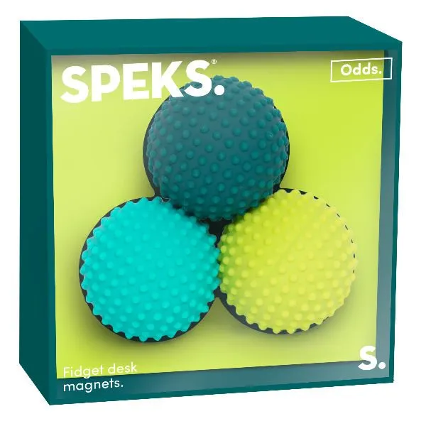 SPEKS – Odds Soft Silicone Fidget Magnets Green 14+
