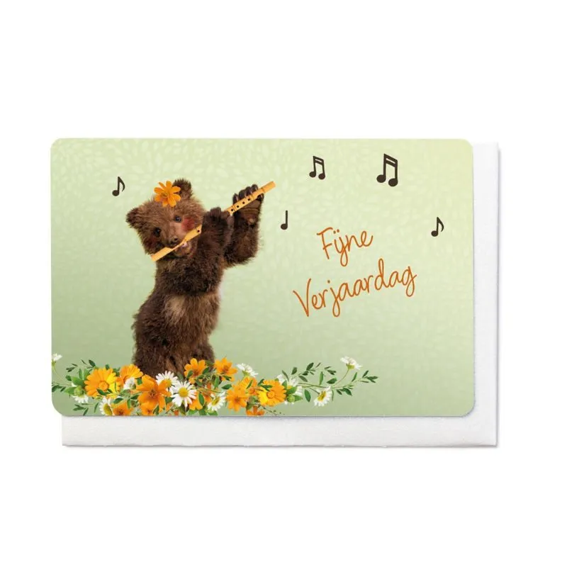 Wenskaart – Vintage FIJNE VERJAARDAG