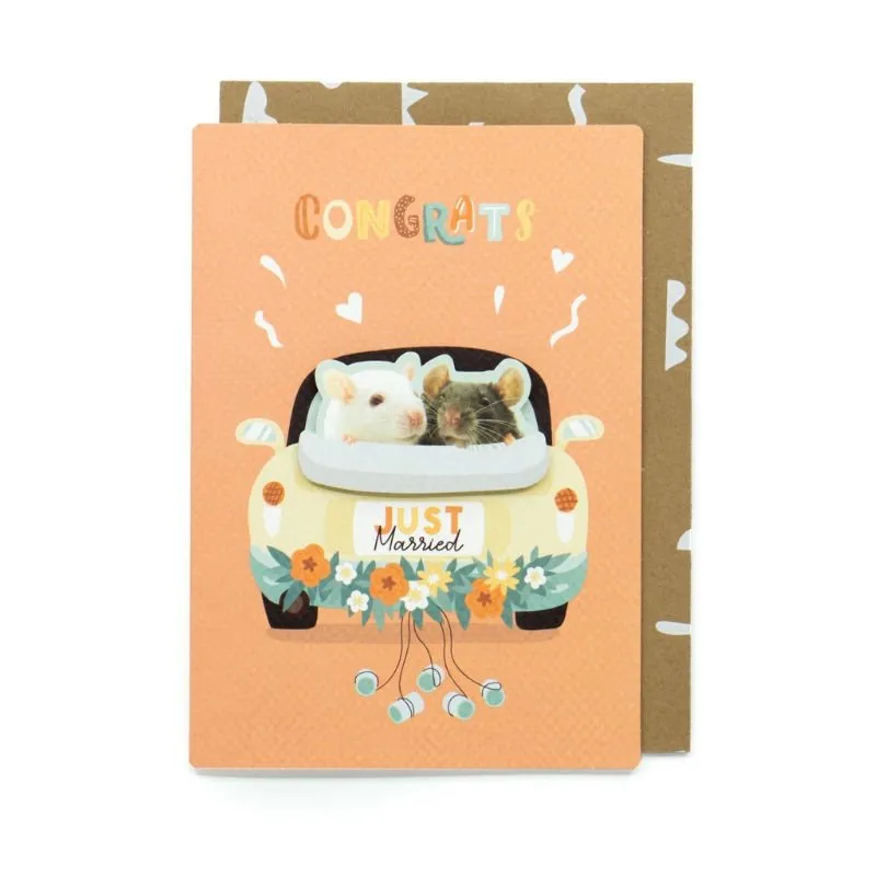 Wenskaart – Loulou CONGRATS JUST MARRIED