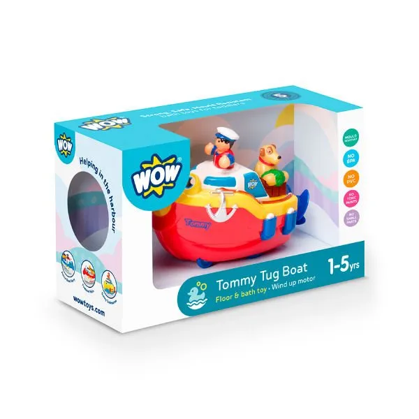 WOW Toys – Tommy Tug Boat Badspeelgoed