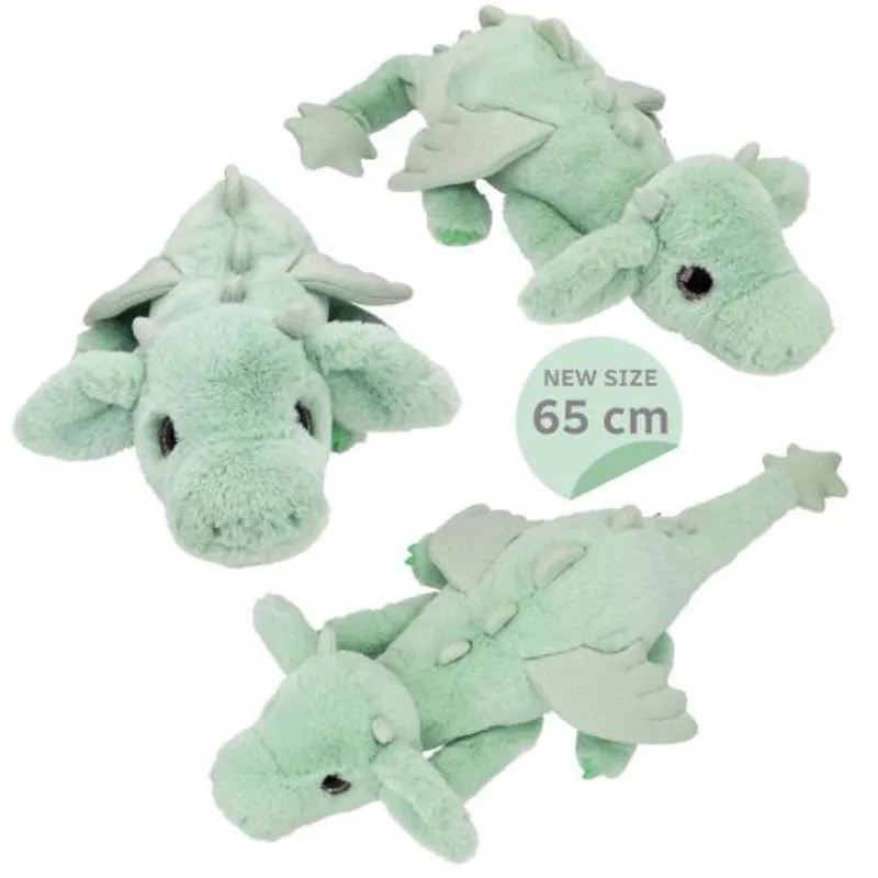 SNUKIS Knuffel Draak Groen 65 cm