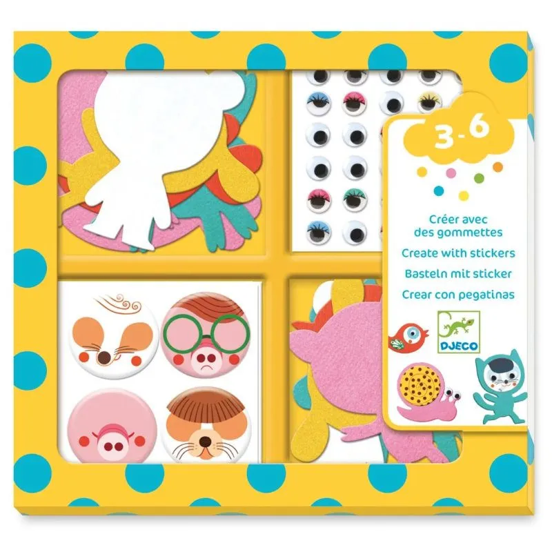 Djeco - Stickers Ik Hou van Dieren