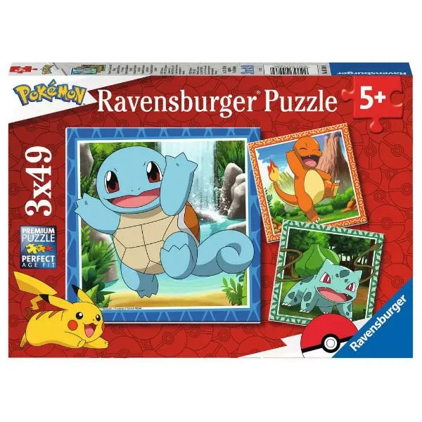 Ravensburger Puzzel: Pokémon 3x49st