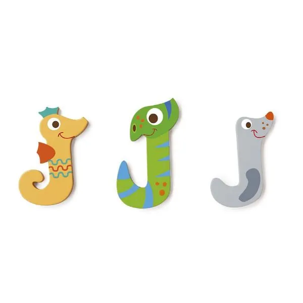 Scratch Houten letter J