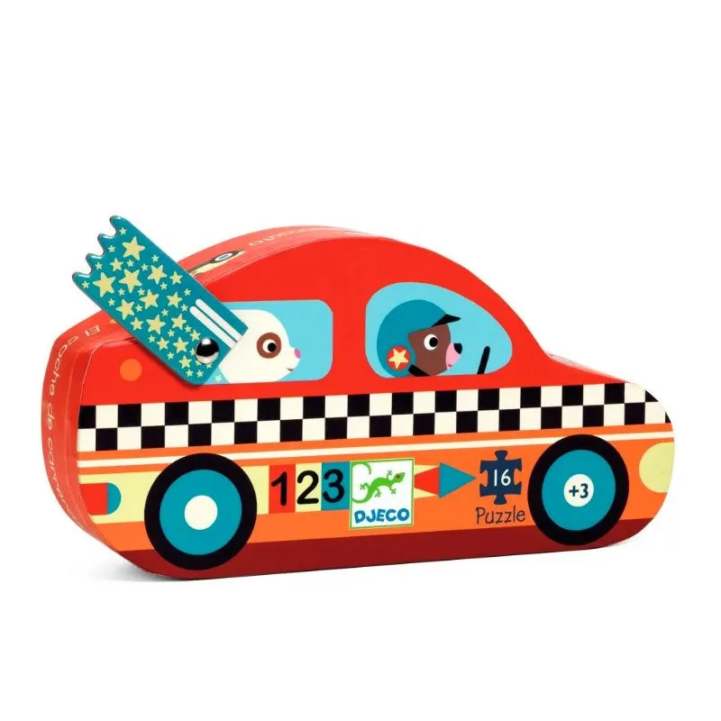Djeco Puzzel Raceauto 16st