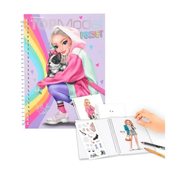 TOPModel Pocket Kleurboek