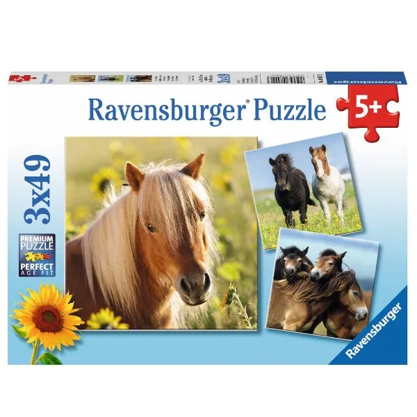 Puzzel Schattige pony’s (3x49st)