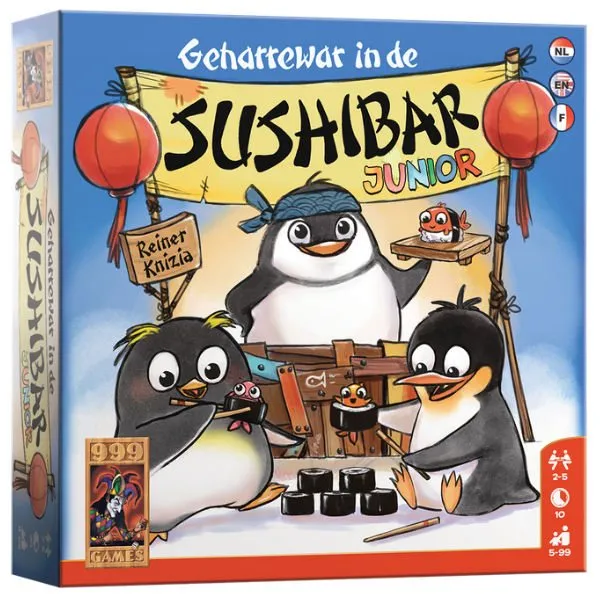 999 – Geharrewar in de Sushibar Junior – Dobbelspel