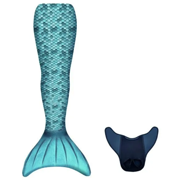 Kuaki Mermaids – Zeemeerminstaart Set Turquoise S