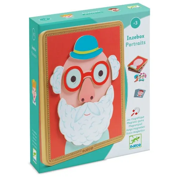 Djeco – Inzebox Portretten Magneetdoos