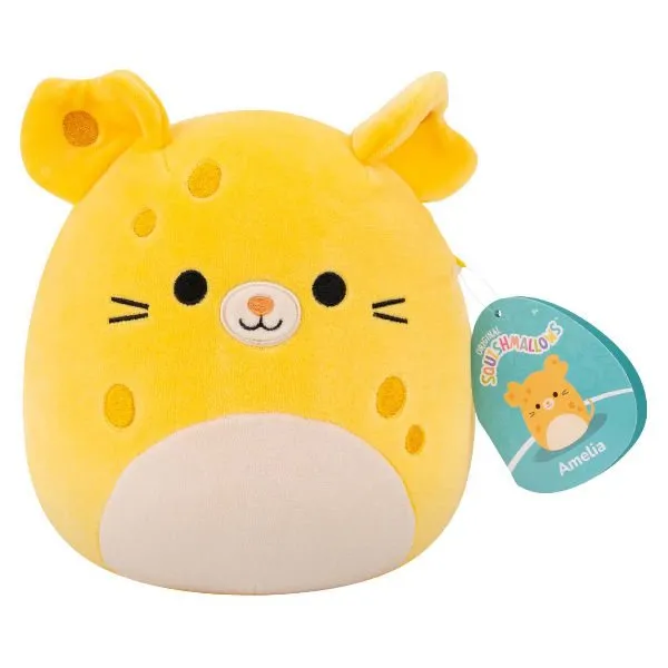 Squishmallow – Amelia the Cheese Mouse, 19cm