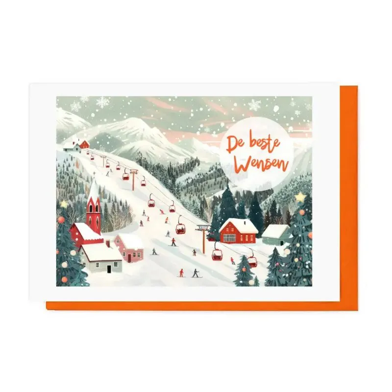 Wenskaart Wanderlust DE BESTE WENSEN