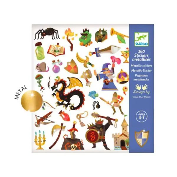 Djeco – Stickers Middeleeuwse Fantasie