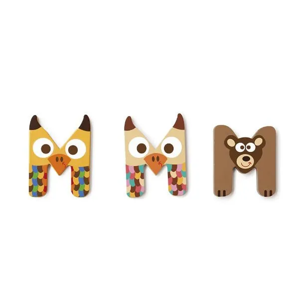 Scratch Houten letter M