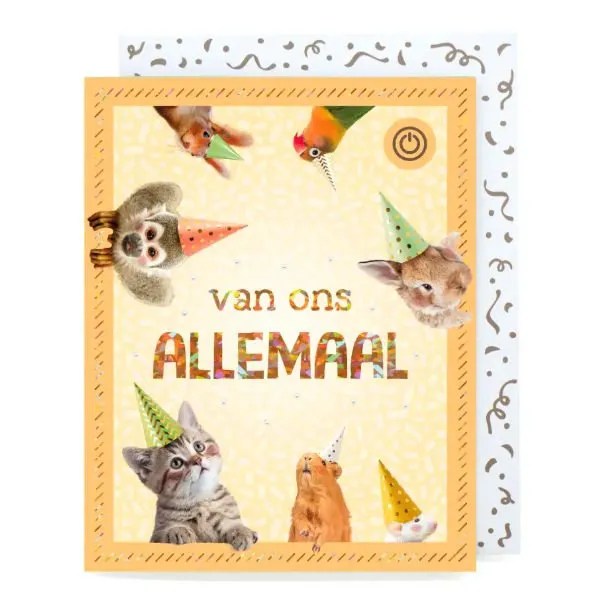 Muziekkaart – Van ons Allemaal Dieren