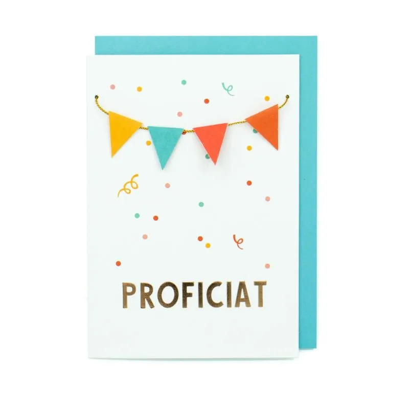 Wenskaart – Paper Party PROFICIAT