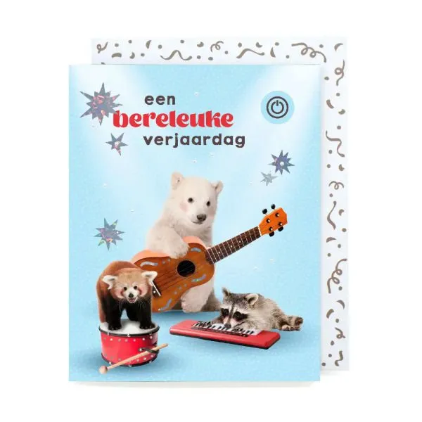 Muziekkaart – Een Bereleuke Verjaardag