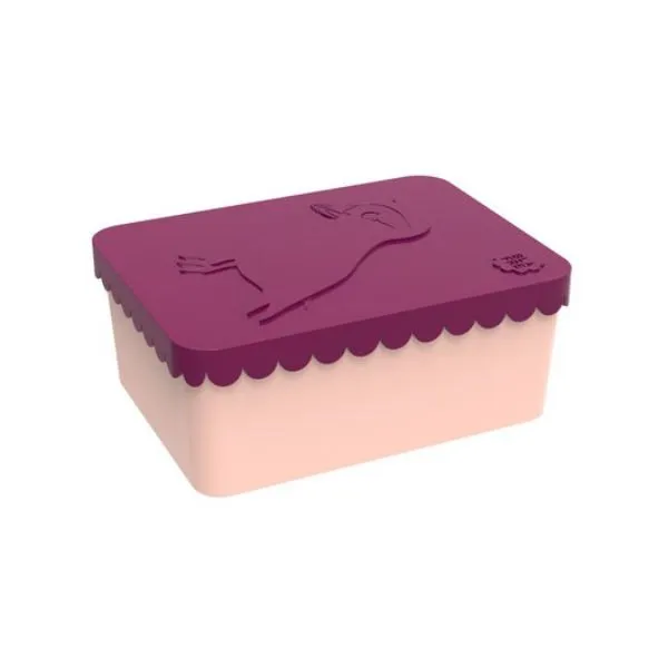 Lunchbox “Puffin” bordeaux