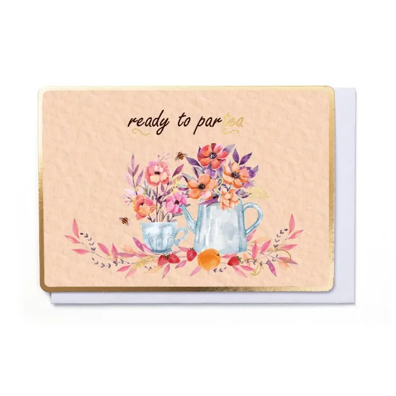 Wenskaart – Flowerbomb READY TO PARTEA