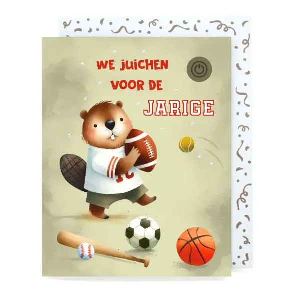 Muziekkaart – We Juichen voor de Jarige