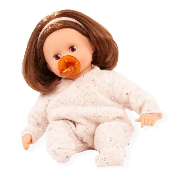 Götz – Muffin, “Cozy Knits”, zonder haar, slaapogen, 33 cm