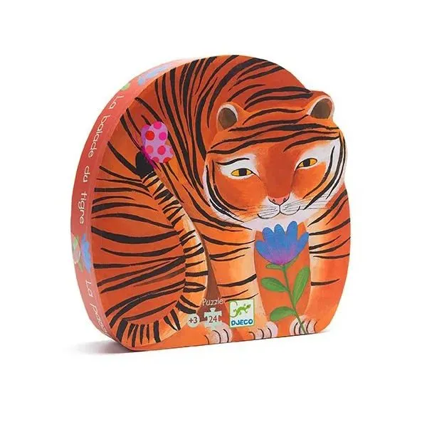 Djeco Puzzel – Tijger 24 stuks