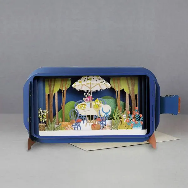 Wenskaart Message in a Bottle Kaart – Garden