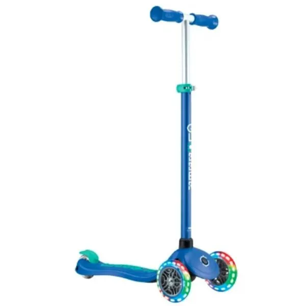 Step – Globber Primo Plus Lights Navy Blue
