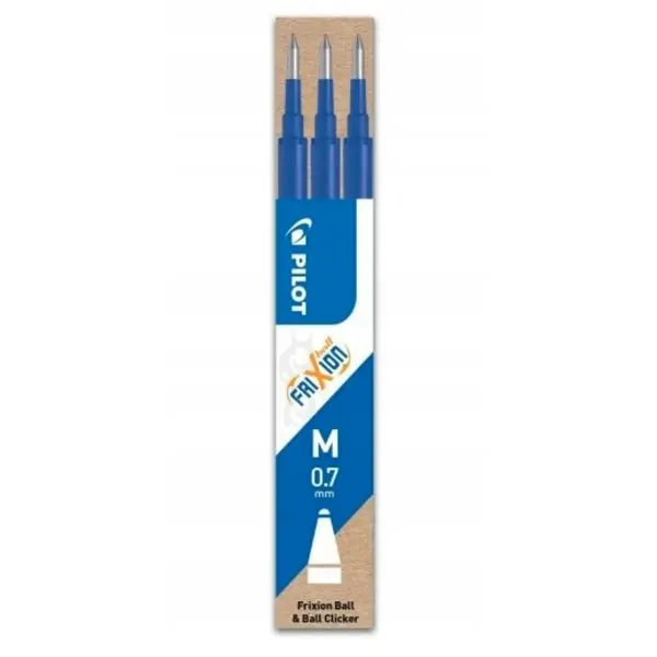 Set van 3 vullingen ‘Frixion’ – blauw
