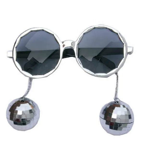 Bril Disco Balls Silver