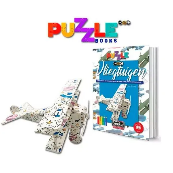 Eureka Puzzelboek – Vliegtuigen