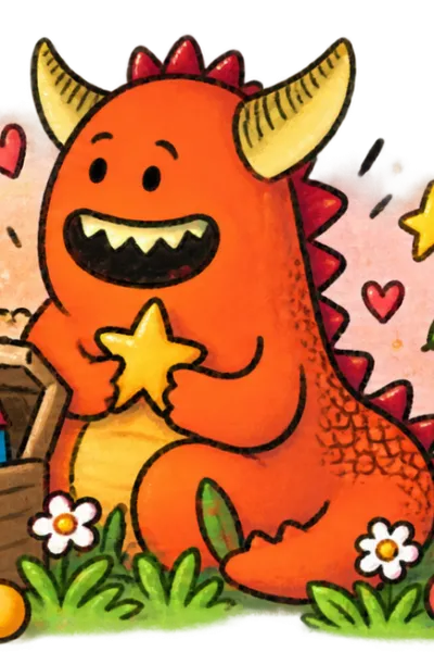 Elfjes en Draken mascotte_draakje