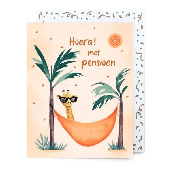 Muziekkaart – Hoera met Pensioen