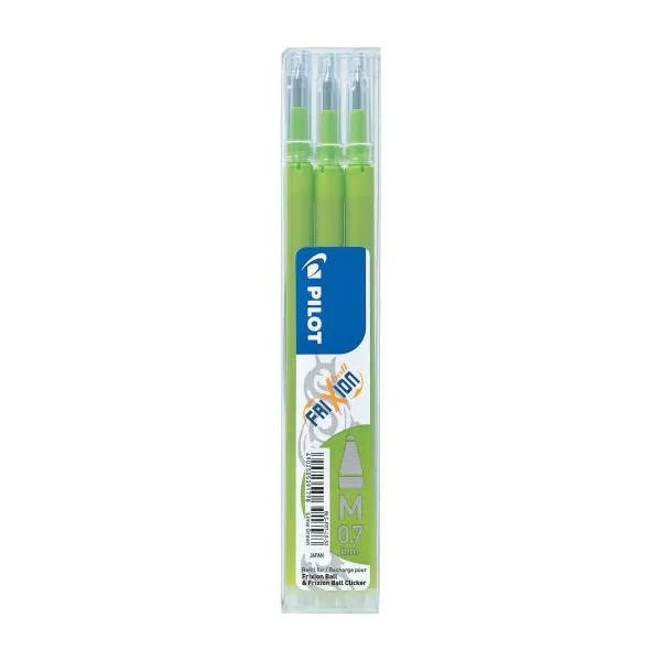 Set van 3 vullingen ‘Frixion’ – Limoengroen