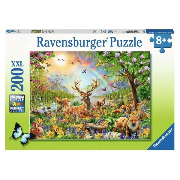 Ravensburger – Puzzel XXL Mooie hertenfamilie 200st