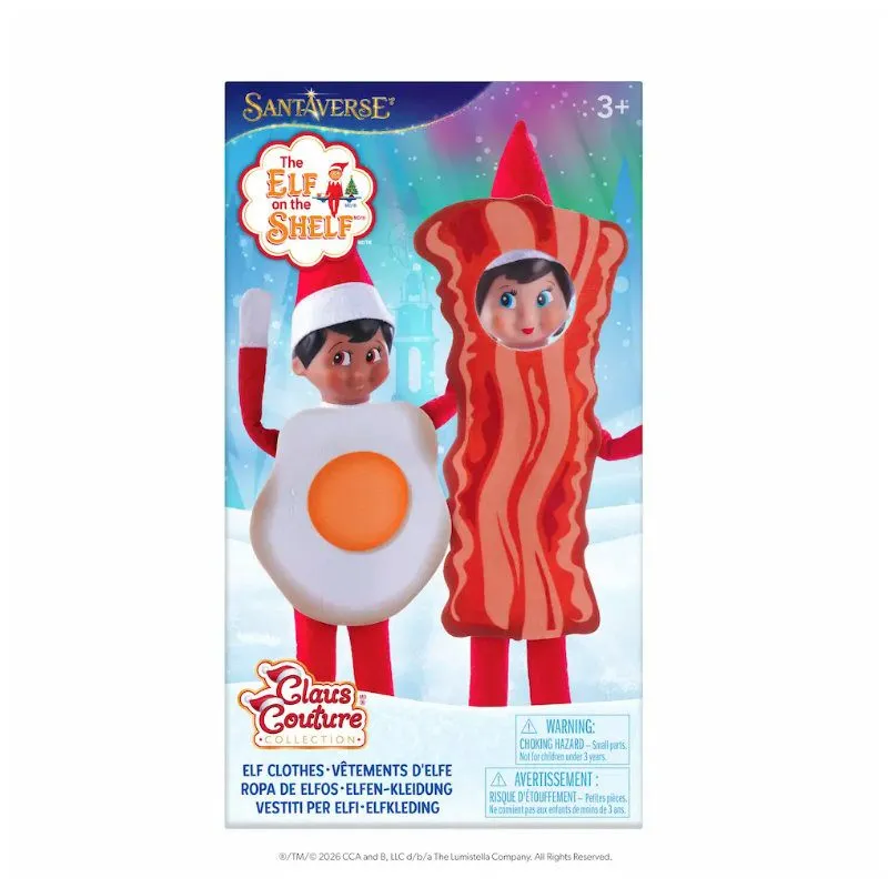 The Elf on The Shelf – Claus Couture Bacon & Eggs