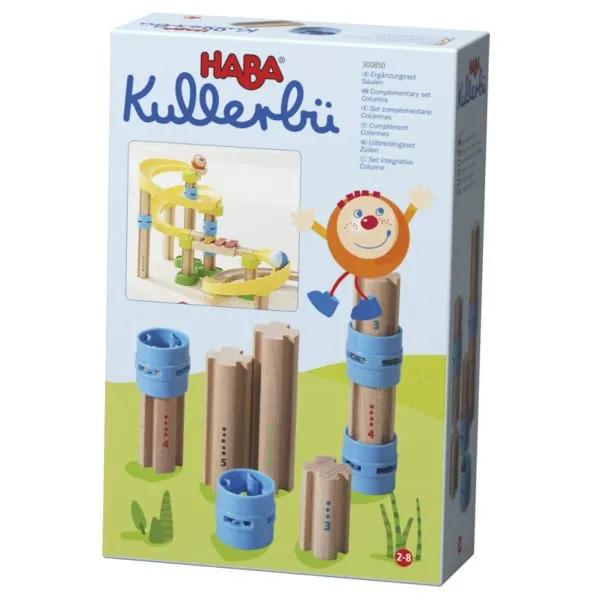 Haba Selection – Knikkerbaan Rollebollen – Uitbreidingsset – Zuilen