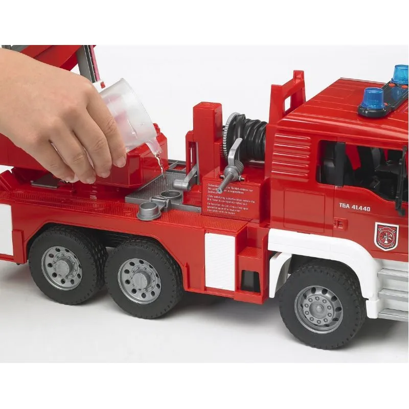 Bruder – MAN TGA Brandweer Ladderwagen met Licht